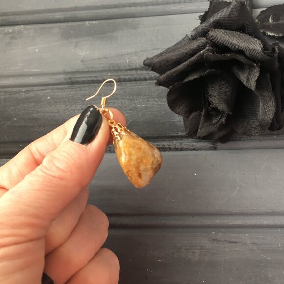 Natural Stone Earrings - Picture 3 of 9